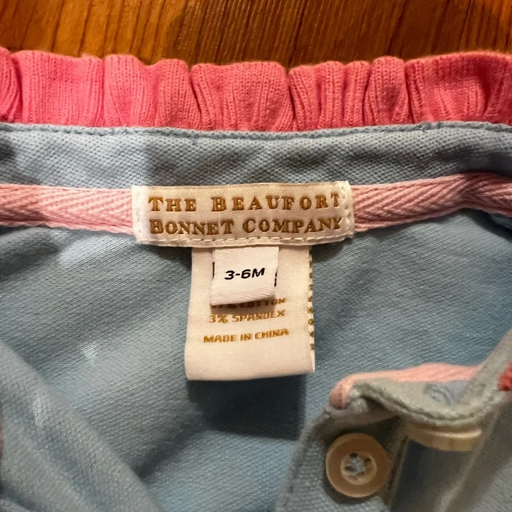 The Beaufort Bonnet Company | TBBC | Polo Bubble Onesie in Pink and Blue
